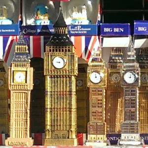 photo of 4 novelty big ben ornaments