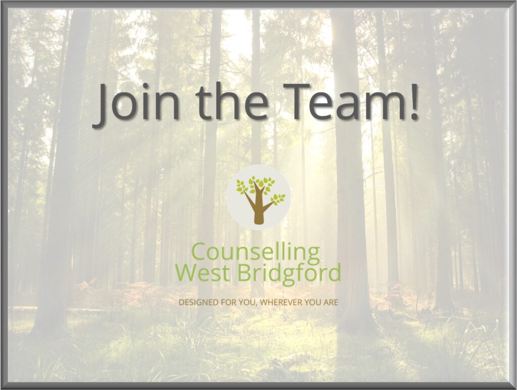 psychotherapist opportunities join the team poster